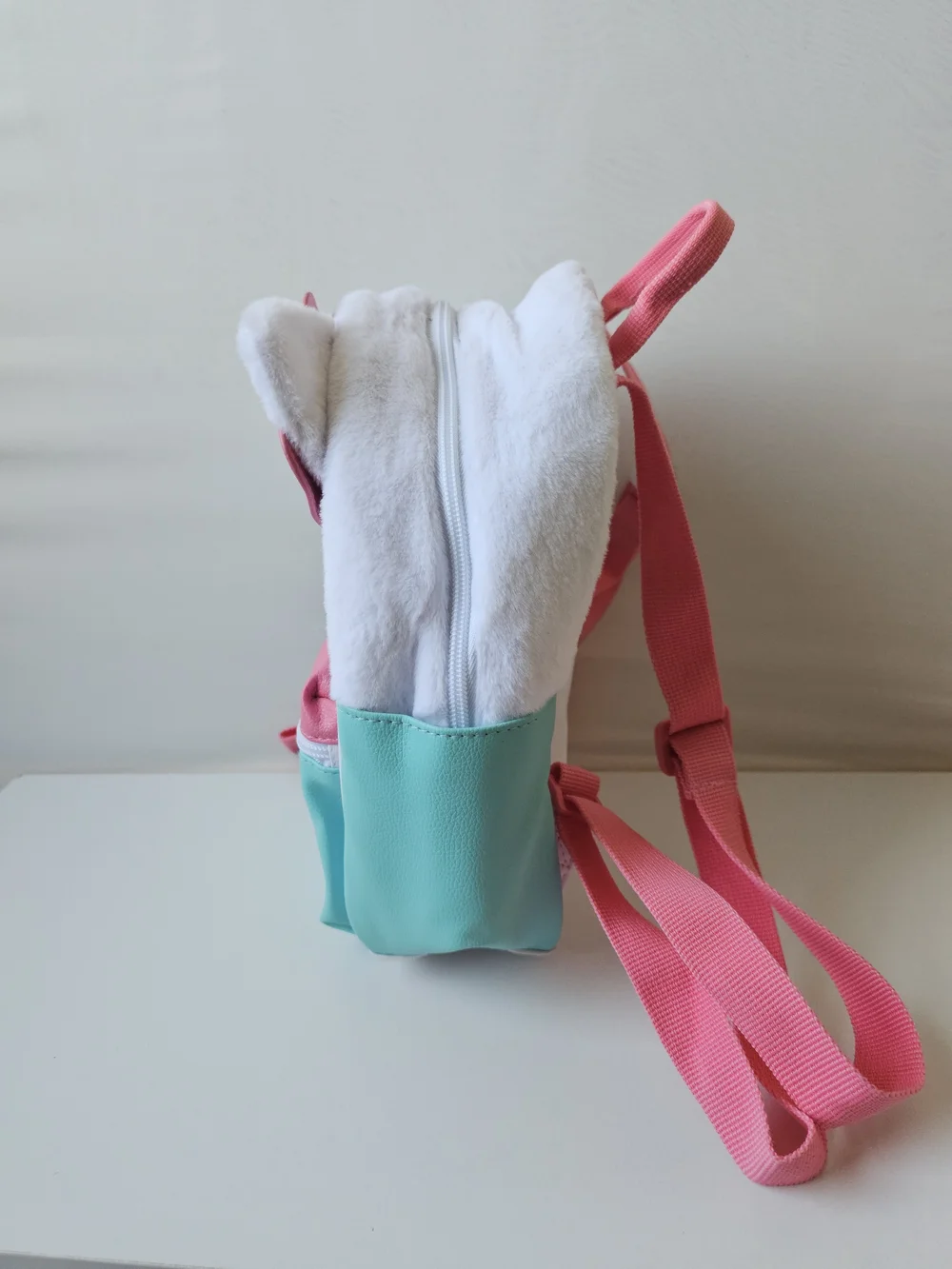 Sanrio Hello Kitty Plush Mini Backpack Teal Pink NWT